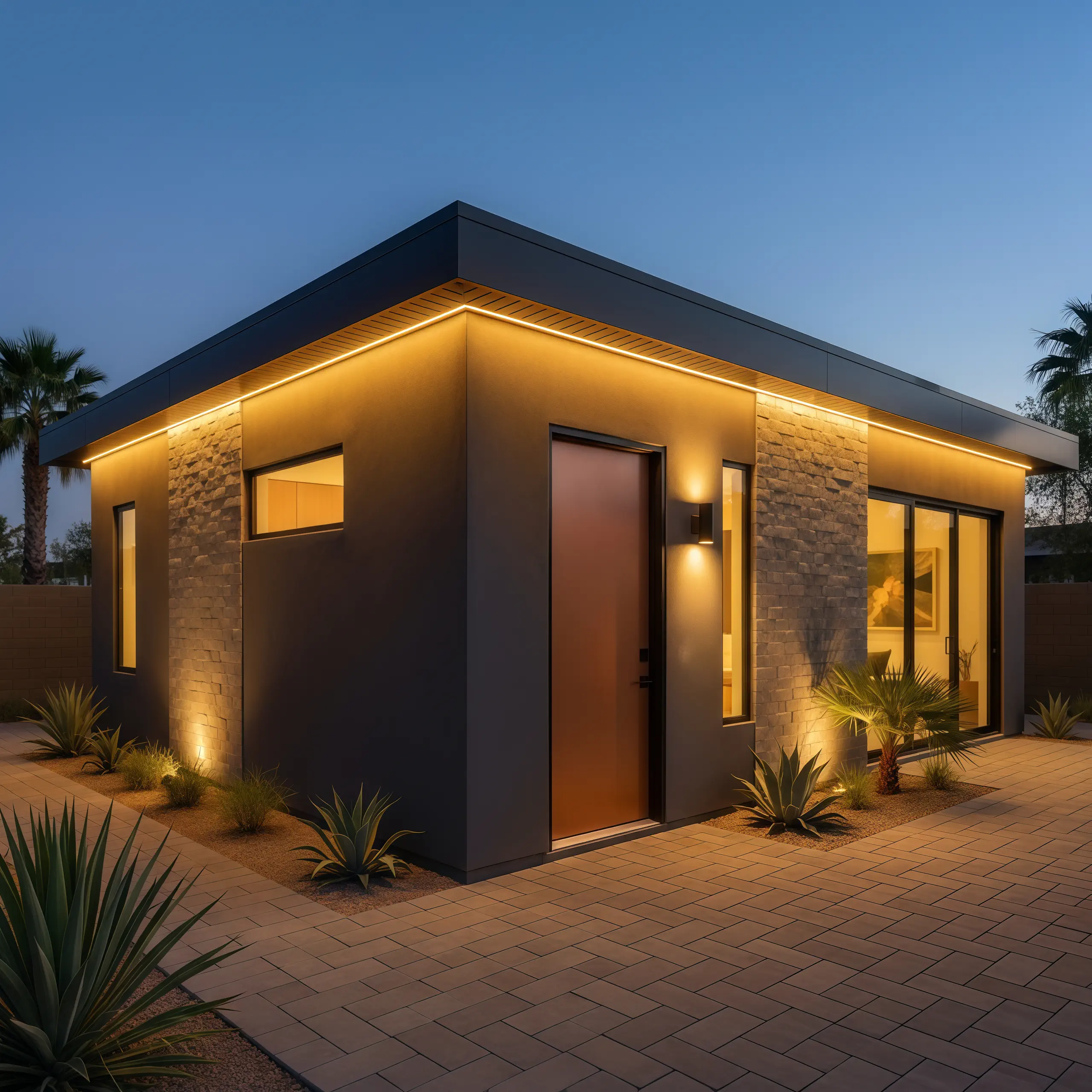 Obsidian Haven ADU Design (700–950 Sq Ft Concept)